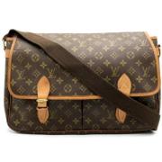 Pre-owned Fabric louis-vuitton-bags Louis Vuitton Vintage , Brown , Da...