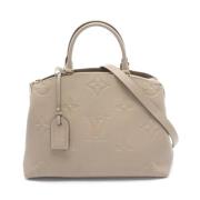 Pre-owned Leather louis-vuitton-bags Louis Vuitton Vintage , Beige , D...