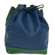 Pre-owned Leather louis-vuitton-bags Louis Vuitton Vintage , Blue , Da...