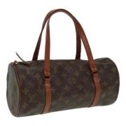 Pre-owned Canvas handbags Louis Vuitton Vintage , Brown , Dames