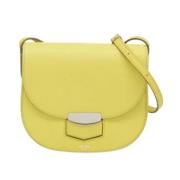 Pre-owned Leather celine-bags Celine Vintage , Yellow , Dames