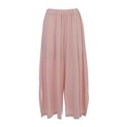 Wijde Pijp Knielengte Shorts Elastische Taille Issey Miyake , Pink , D...