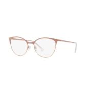 Metalen Frame Zonnebril voor Stijlvolle Look Emporio Armani , Pink , U...