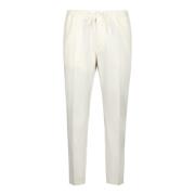 Witte katoenen trekkoordbroek Hugo Boss , White , Heren