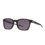 Vierkante Grijze Zonnebril met UV-bescherming Oakley , Black , Unisex