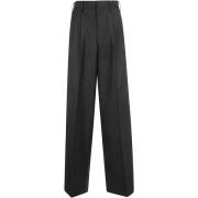 Zwart Grijs Damesbroek Junya Watanabe , Black , Dames