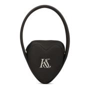 Hartvormige nylon tas Kazar Studio , Black , Dames