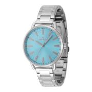 Wildflower Dames Quartz Horloge - Blauwe Wijzerplaat Invicta Watches ,...