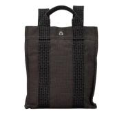 Pre-owned Canvas backpacks Hermès Vintage , Gray , Dames