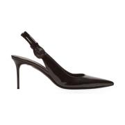 Alma lakleren slingbacks Balmain , Black , Dames