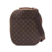 Pre-owned Canvas shoulder-bags Louis Vuitton Vintage , Brown , Dames