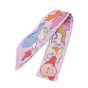 Pre-owned Silk scarves Hermès Vintage , Multicolor , Dames