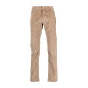 Beige Slim Corduroy Broek Jacob Cohën , Beige , Heren