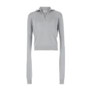 Grijze Geknoopte Mouwloze Polo Top Coperni , Gray , Heren