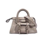 Stijlvolle Leren Tas voor Vrouwen Chloé , Gray , Dames