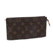 Pre-owned Canvas pouches Louis Vuitton Vintage , Brown , Dames