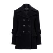 Eco Double Face Wool Coat Proenza Schouler , Black , Dames