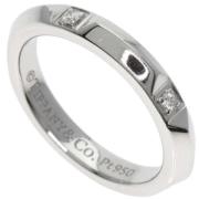 Pre-owned Platinum rings Tiffany & Co. Pre-owned , Gray , Dames