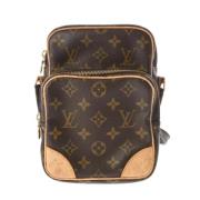 Pre-owned Fabric louis-vuitton-bags Louis Vuitton Vintage , Brown , Da...