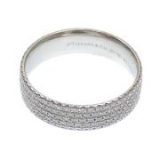 Pre-owned White Gold rings Tiffany & Co. Pre-owned , Gray , Dames