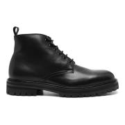 Veterschoenen van leer Officine Creative , Black , Heren