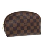 Pre-owned Canvas pouches Louis Vuitton Vintage , Brown , Dames