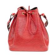 Pre-owned Leather shoulder-bags Louis Vuitton Vintage , Red , Dames