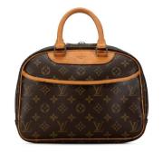 Pre-owned Canvas handbags Louis Vuitton Vintage , Brown , Dames