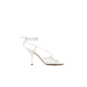 Lagoon Nappa Dot Sandalen Bottega Veneta , White , Dames