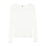 Crème wol tee The Garment , White , Dames