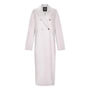 Luxe Lange Jas Rosie - Wit Cesare Gaspari , White , Dames