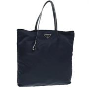 Pre-owned Nylon totes Prada Vintage , Blue , Dames