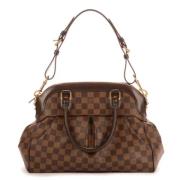 Pre-owned Canvas handbags Louis Vuitton Vintage , Brown , Dames