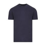 Blauw T-shirt Crew Neck Regular Fit Tom Ford , Blue , Heren