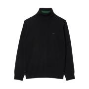 Merino Wol Coltrui Lacoste , Black , Heren