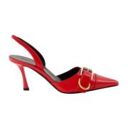 Voyou slingbacks van leer Givenchy , Red , Dames