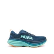 Multikleur Sneakers met Gebreide Panelen Hoka One One , Blue , Heren