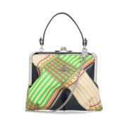 Multikleur Tartan Check Leren Tas Vivienne Westwood , Multicolor , Dam...