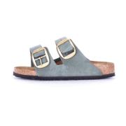 Sliders Birkenstock , Blue , Dames