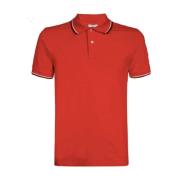 Heren Polo Shirt in Diverse Kleuren Woolrich , Red , Heren