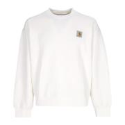 Lichte Crewneck Sweatshirt Nelson Sweat Wax Carhartt Wip , White , Her...