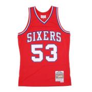 NBA Basketbal Tanktop Hardwood Classics Mitchell & Ness , Red , Heren