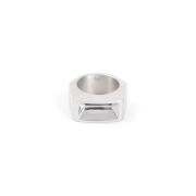 Metalen Unisex Accessoires Ring Aw24 Rick Owens , Gray , Heren