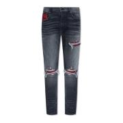 Jeans met versleten effect Amiri , Gray , Heren