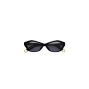 Kinderzonnebril Les Lunettes Zwart Jacquemus , Black , Dames