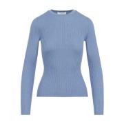 Blauwe Kasjmier Zijden Sweater Aw24 Gabriela Hearst , Blue , Dames