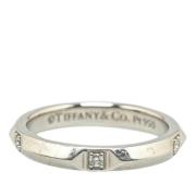 Pre-owned Platinum rings Tiffany & Co. Pre-owned , Gray , Dames