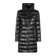 Lange Urban Haak Puffer Jas Fay , Black , Dames