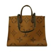 Pre-owned Fabric louis-vuitton-bags Louis Vuitton Vintage , Brown , Da...