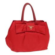 Pre-owned Nylon handbags Prada Vintage , Red , Dames